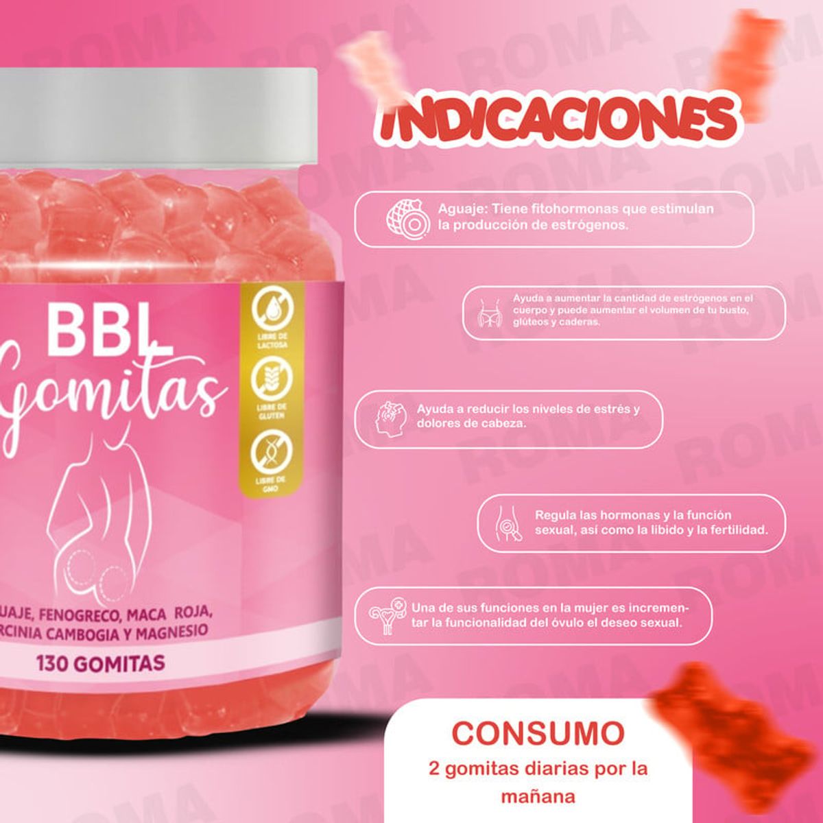 GENERICO - PACK GOMITAS BBL AGUAJE Y GOMITAS DHA SOTTCOR LABS