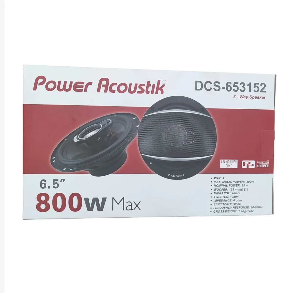 GENERICO - Parlante Coaxial Redondo Power 6X5 800w