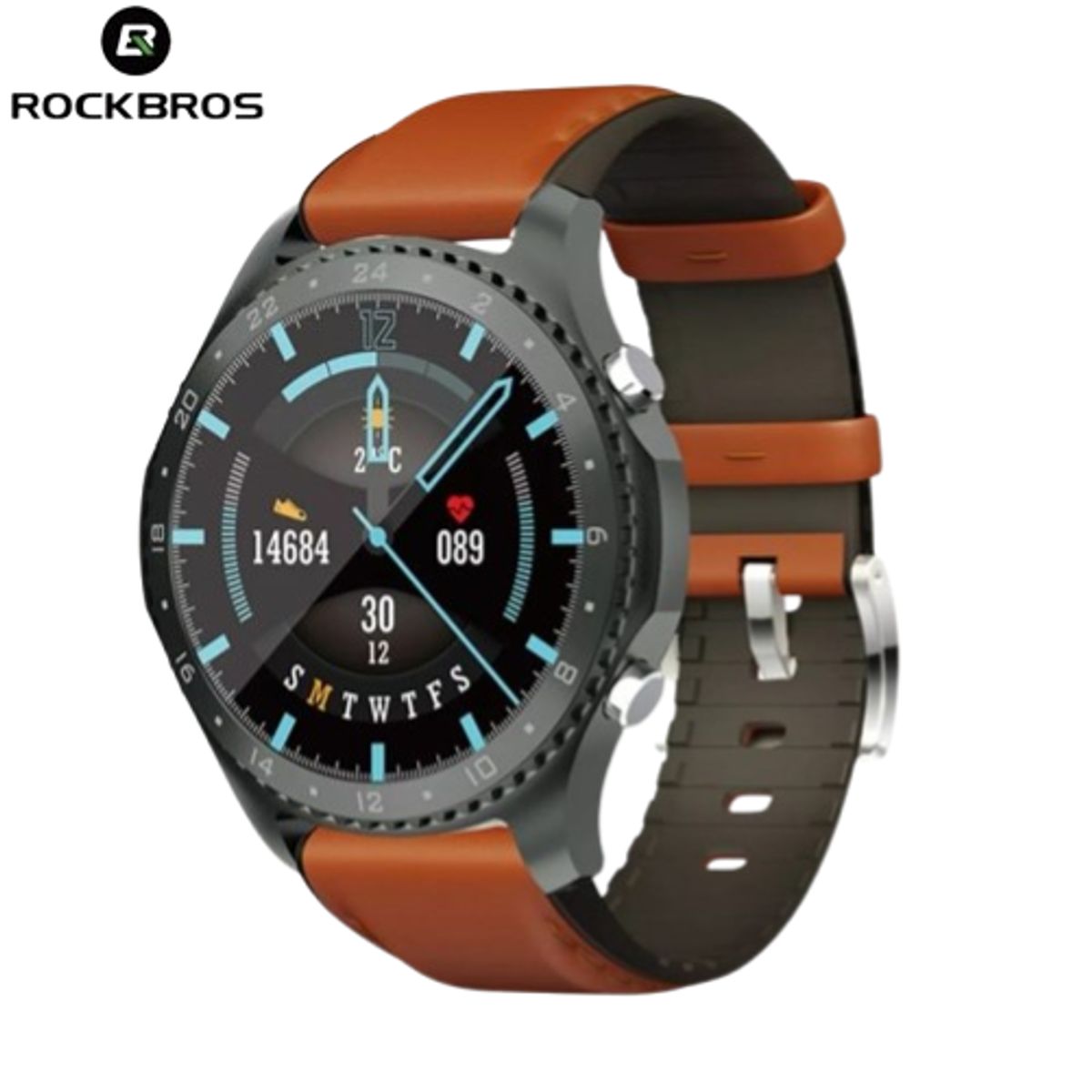 ROCKBROS - Smartwatch MV60-BKBR  color cafe
