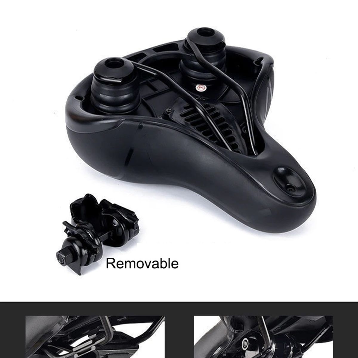 GENERICO - ASIENTO DE BICICLETA ANTIPROSTATICO EXTRA ACOLCHADO