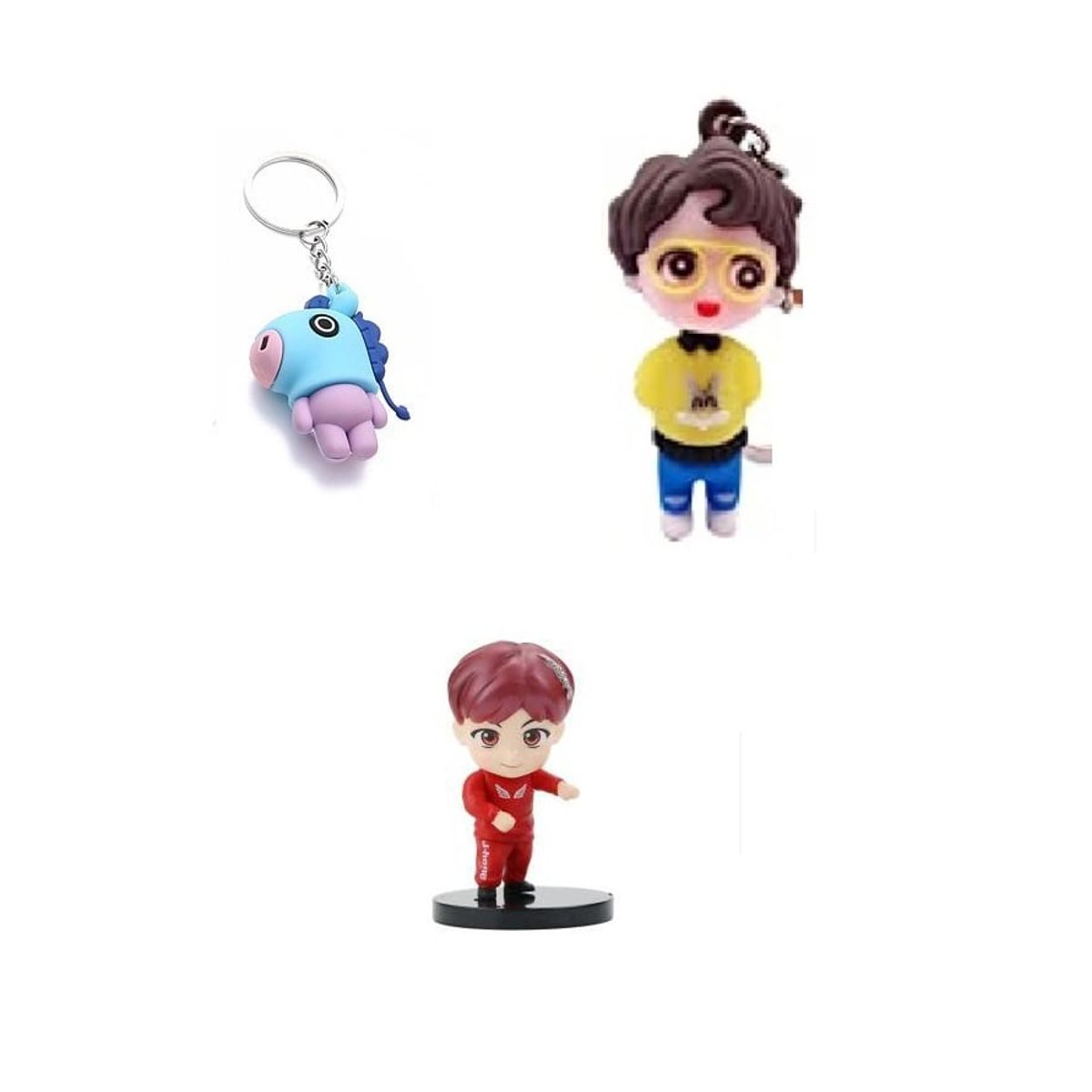 GENERICO - MUÑECO COLECCIONABLE CON LLAVEROS BTS JHOPE