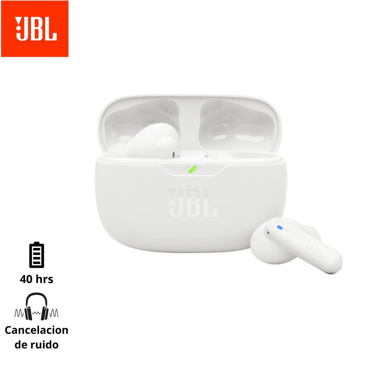 JBL - Audifono inalambrico JBL Wave Beam 2 Blanco