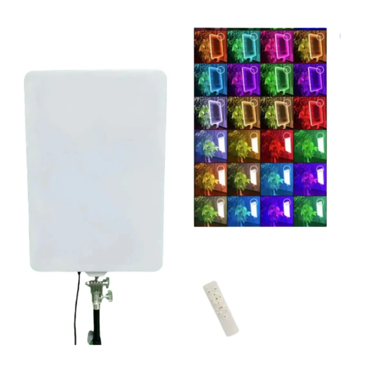 SEISA - KIT PANEL DE LUZ LED ILUMINACIÓN 45CM PM - 48 RGB
