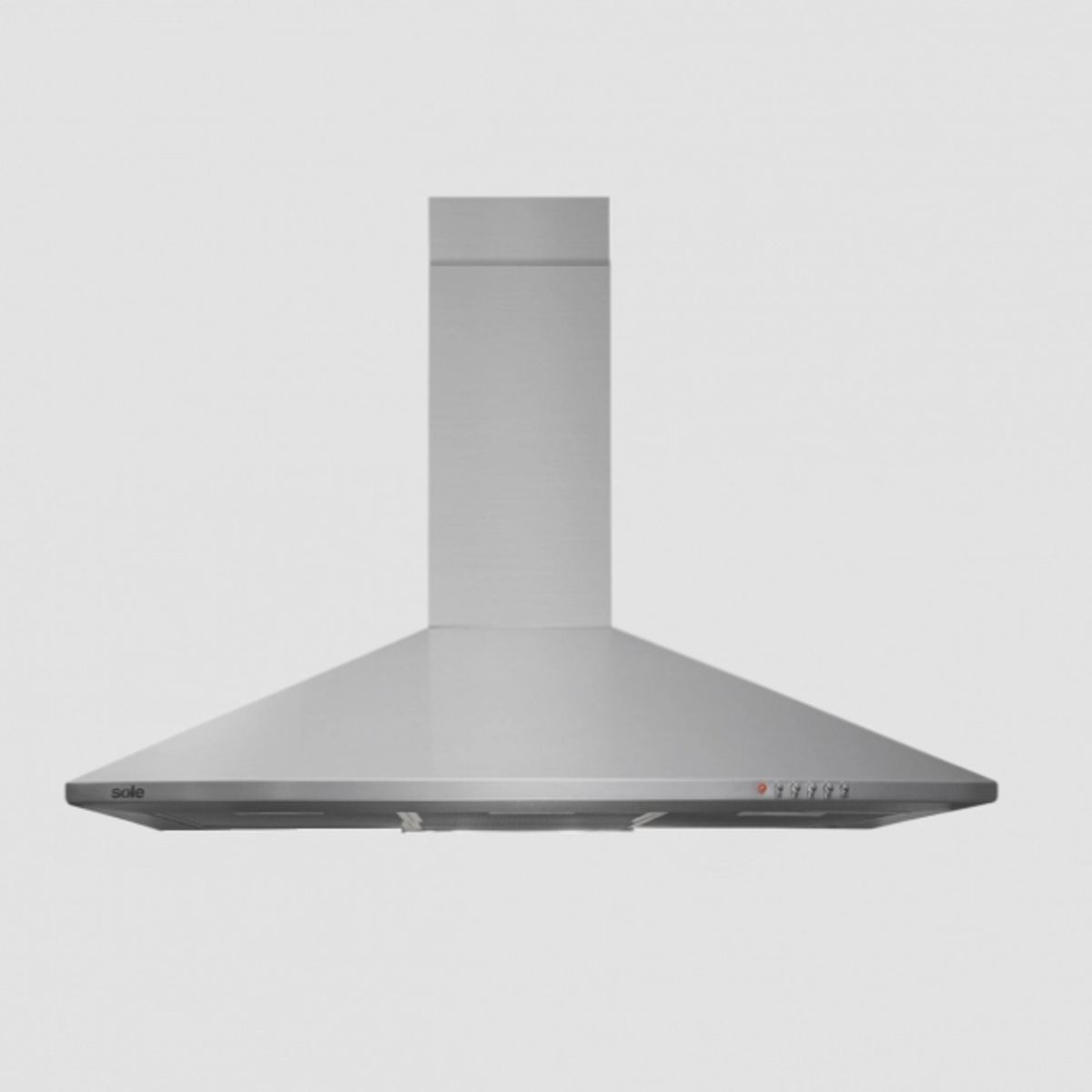 SOLE - Campana Decorativa Prisma Acero Inoxidable 270W 90 Cm Sole