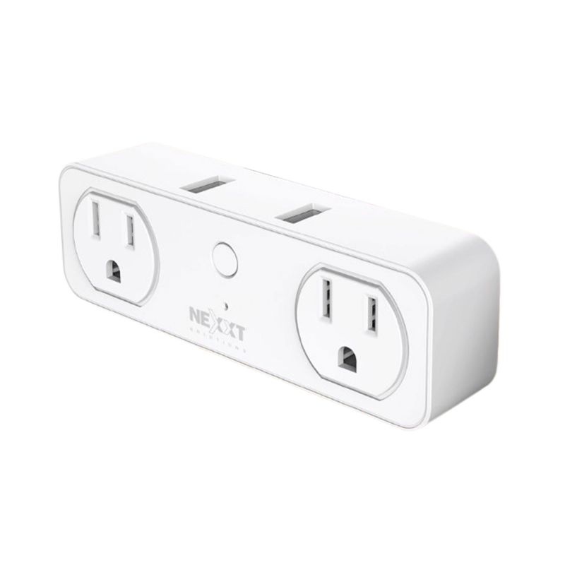 NEXXT SOLUTIONS - ENCHUFE INTELIGENTE WIFI NEXXT 2 TOMAS USB BLANCO PN NHP-D610