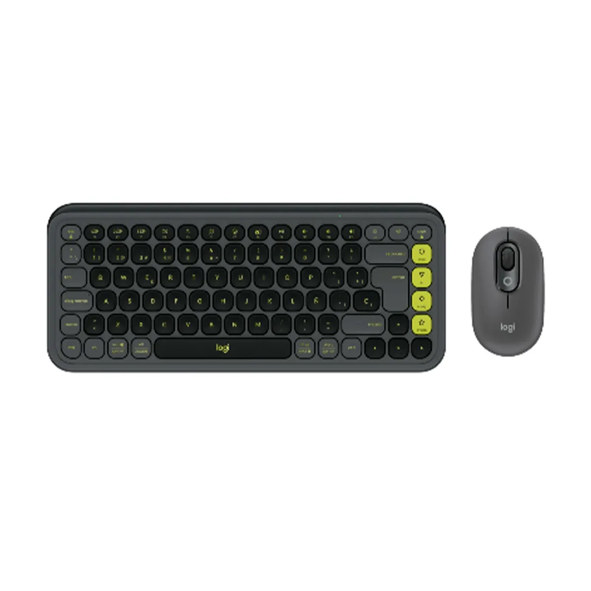 LOGITECH - TECLADO LOGITECH Y MOUSE POP ICON BLUETOOTH GRAFITO PN 920-013052