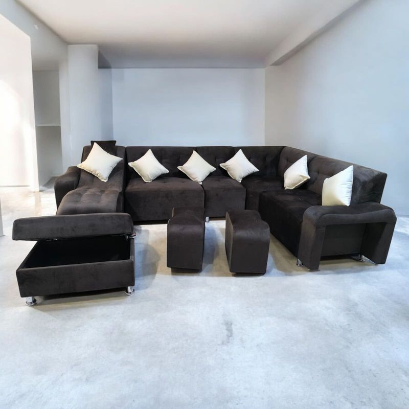 GENERICO - mueble seccional vip chocolate - Antifluido