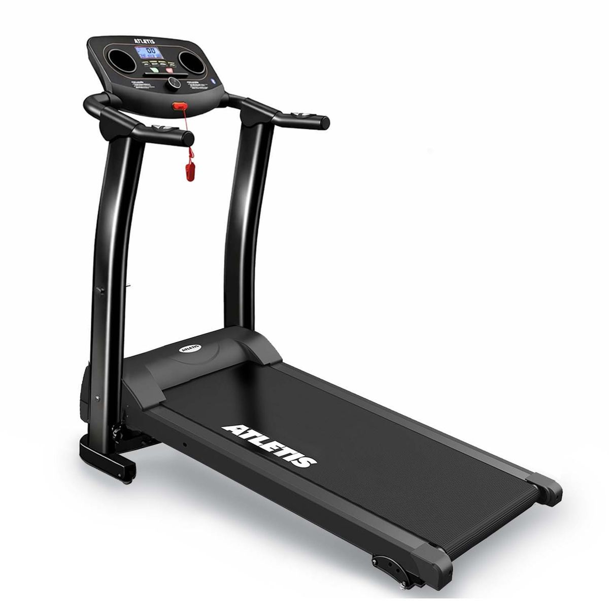 ATLETIS - Trotadora M201 12 km/h 1.5 HP Negra