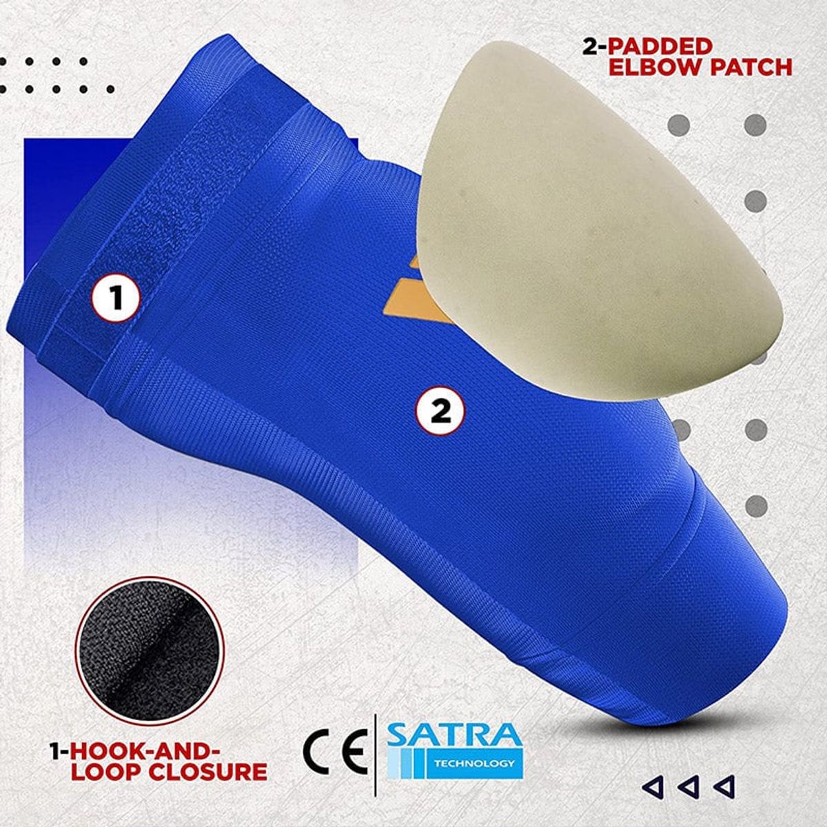RDX - Codera de Espuma para Muay Thai y MMA HY Azul - XL