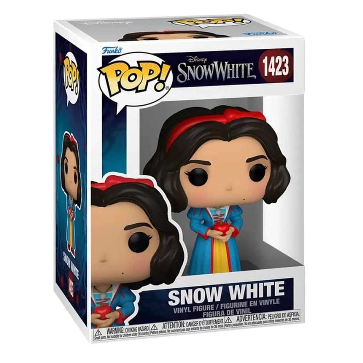 FUNKO - Funko Pop Snow White Blanca Nieves con Manzana Blanca Nieves Live Action