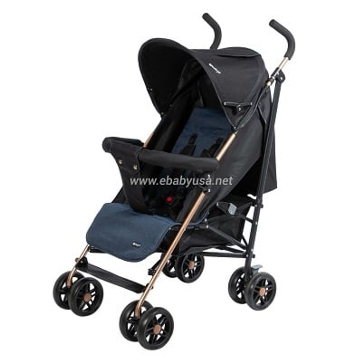 EBABY - COCHE BASTON RECLINABLE PARIS - AZUL