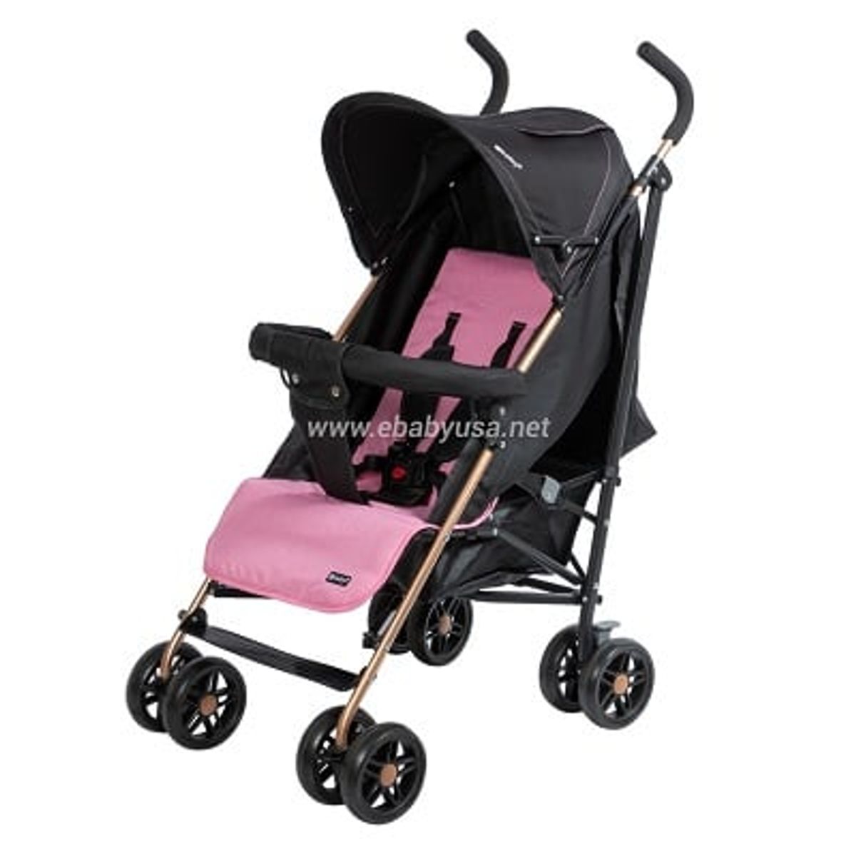 EBABY - COCHE BASTON RECLINABLE PARIS - ROSADO