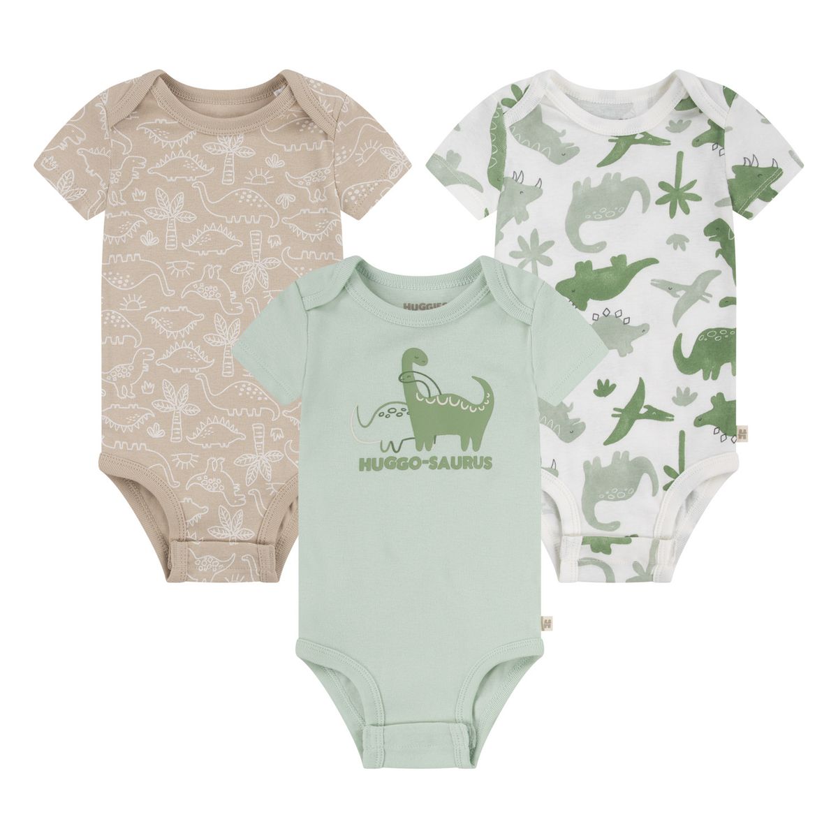 HUGGIES - Body para Niño Bebé 3pack Huggies