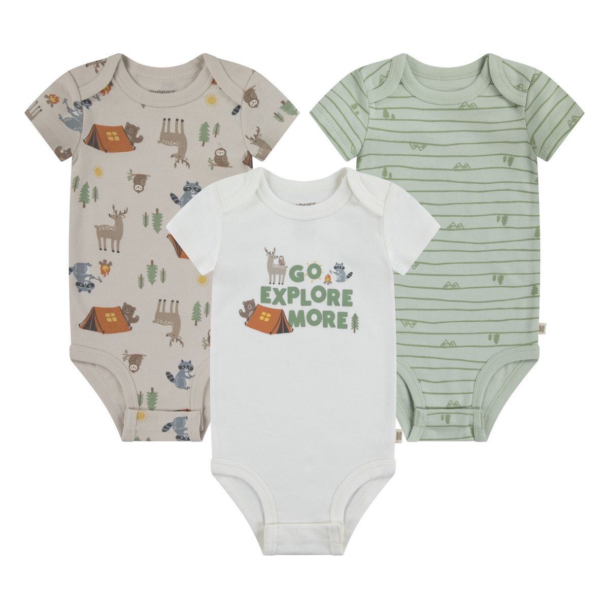 HUGGIES - Body para Niño Bebé 3pack Huggies