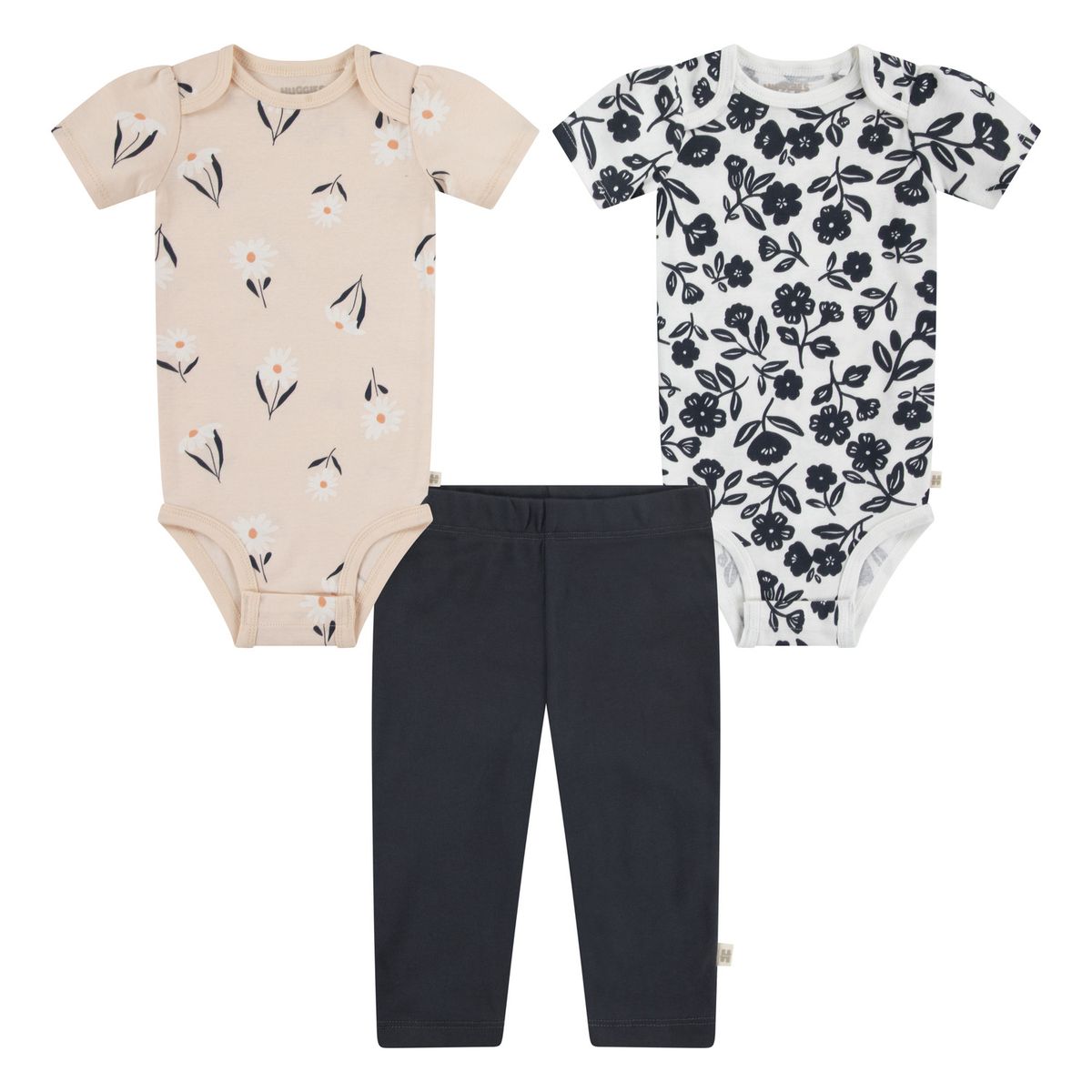 HUGGIES - Conjunto para Niña Bebé Set 3 piezas Huggies