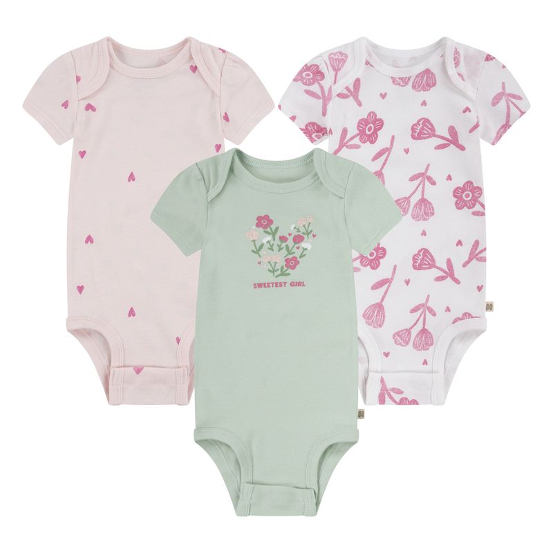 HUGGIES - Body para Niña Bebé 3pack Huggies