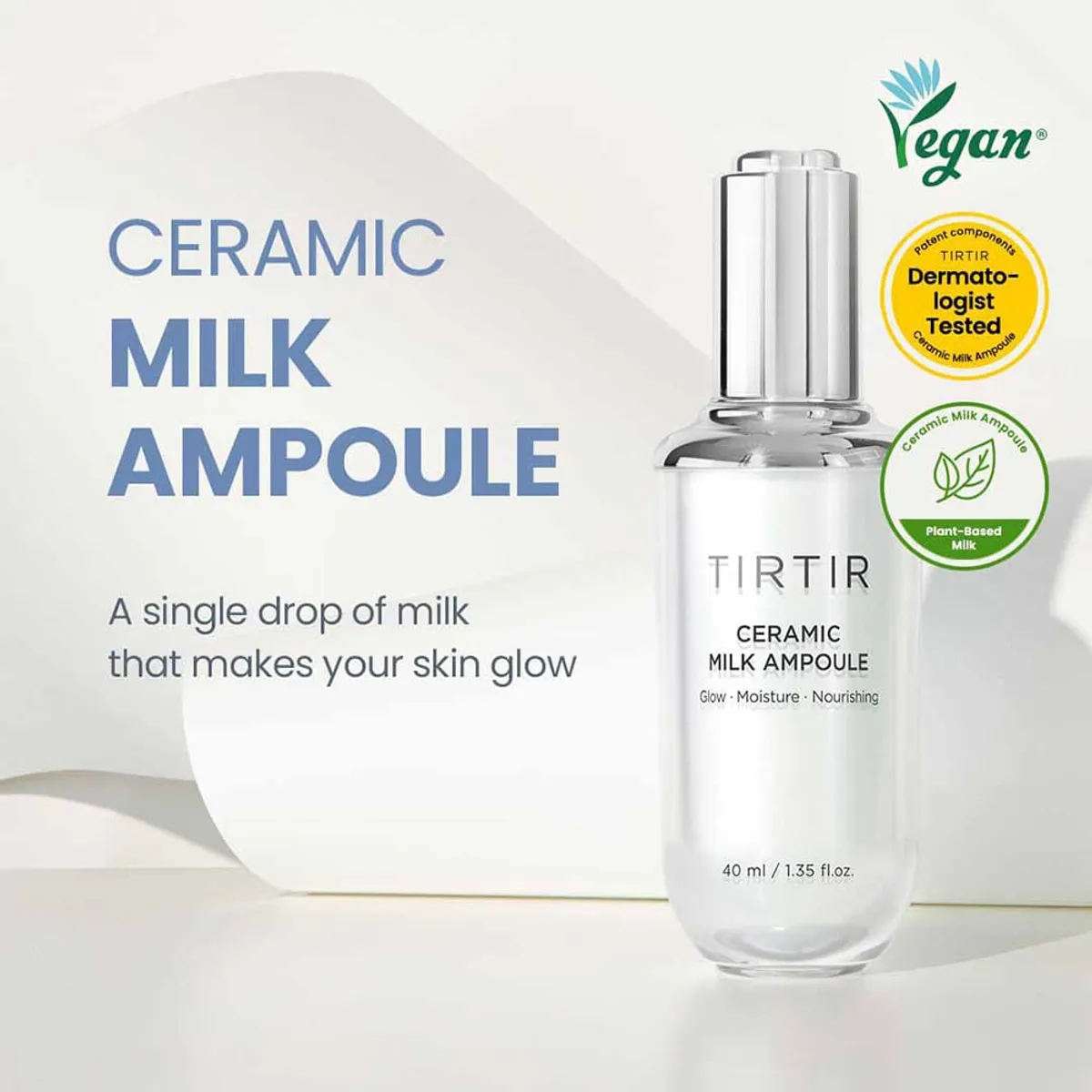 TIRTIR - Ampolla Facial Ceramic Milk 40 ml TIRTIR.-