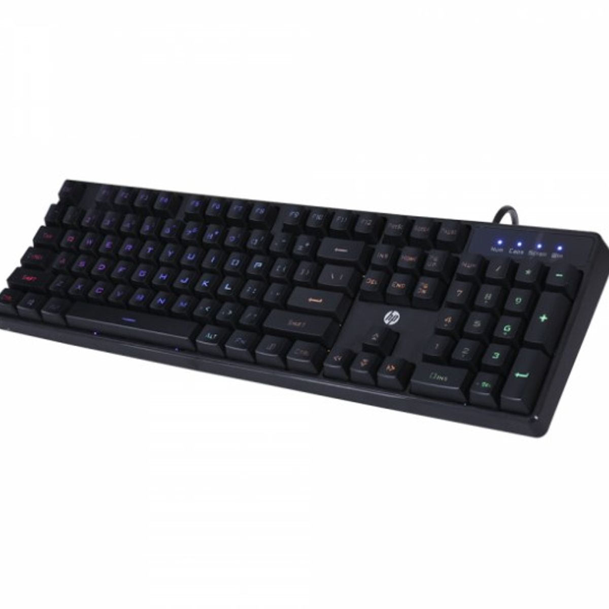 HP - TECLADO GAMING HP K300 CON LUCES TRASERAS LED CONEXION CABLE USB