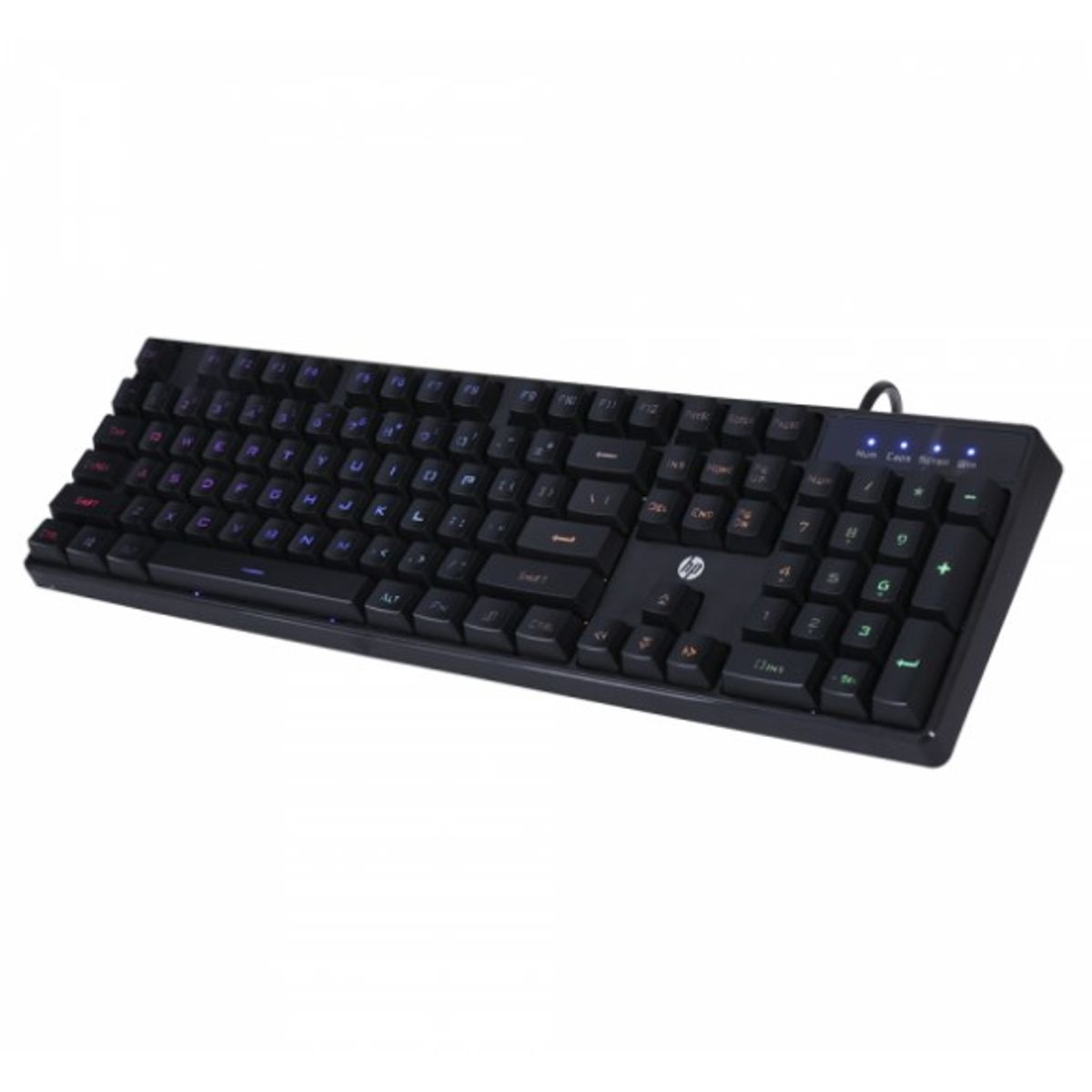 HP - TECLADO GAMING HP K300 CON LUCES TRASERAS LED CONEXION CABLE USB