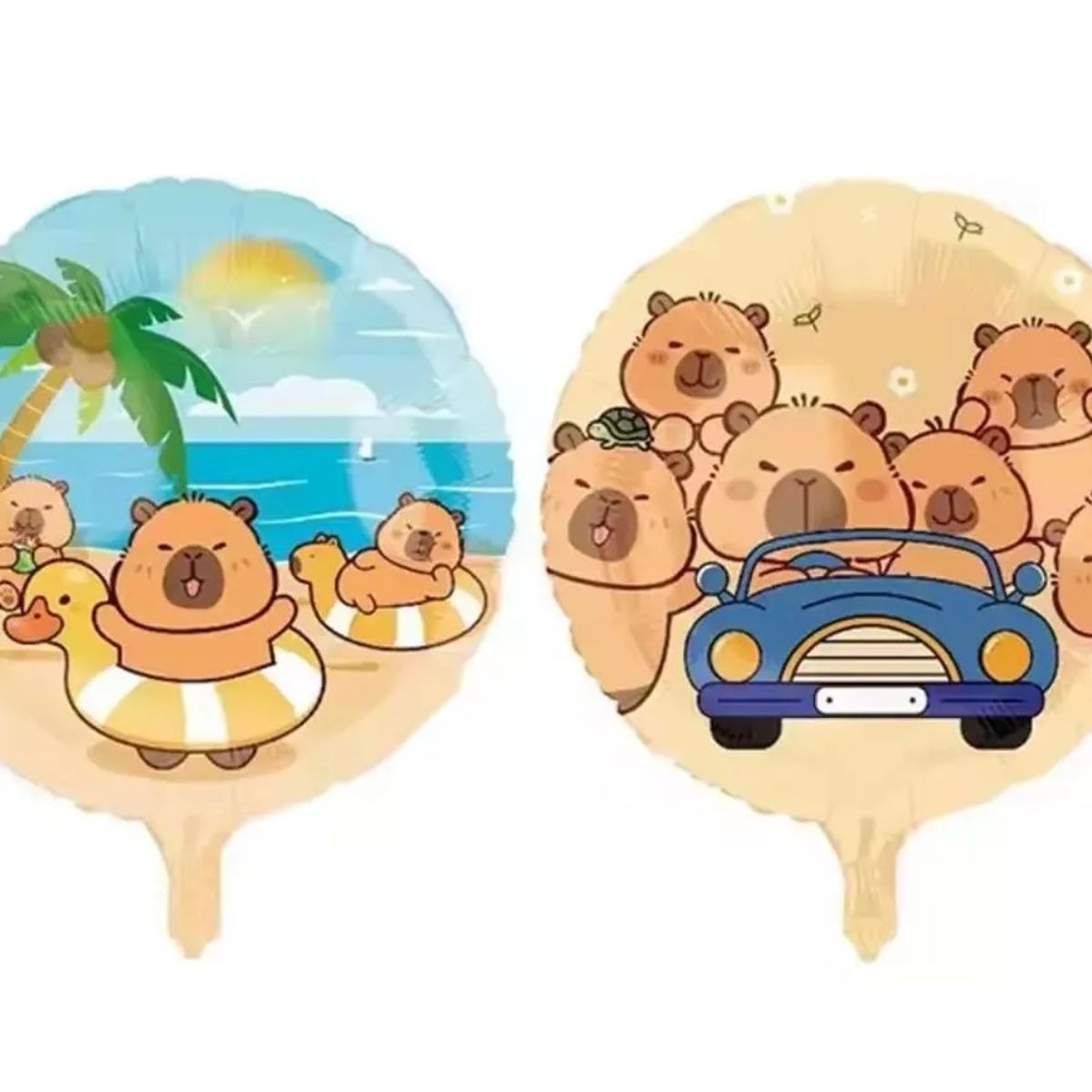 GENERICO - Globos de capibara set de 5 globos