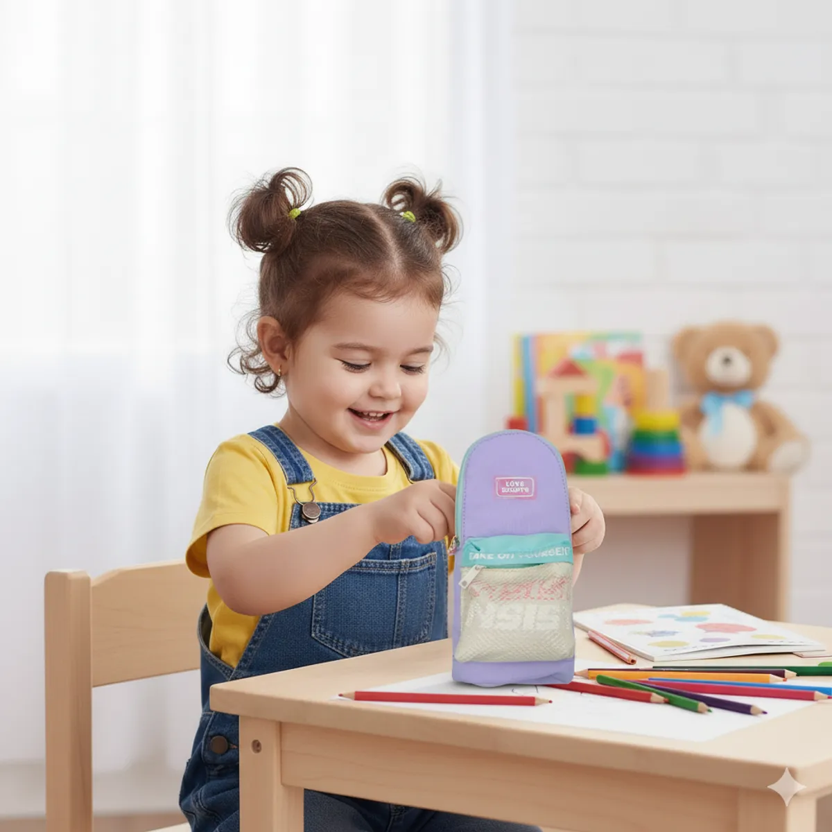 GENERICO - Cartuchera kawaii Lila