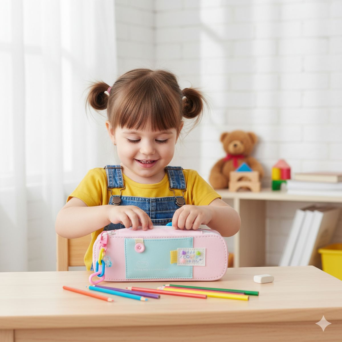 GENERICO - Cartuchera kawaii Rosada