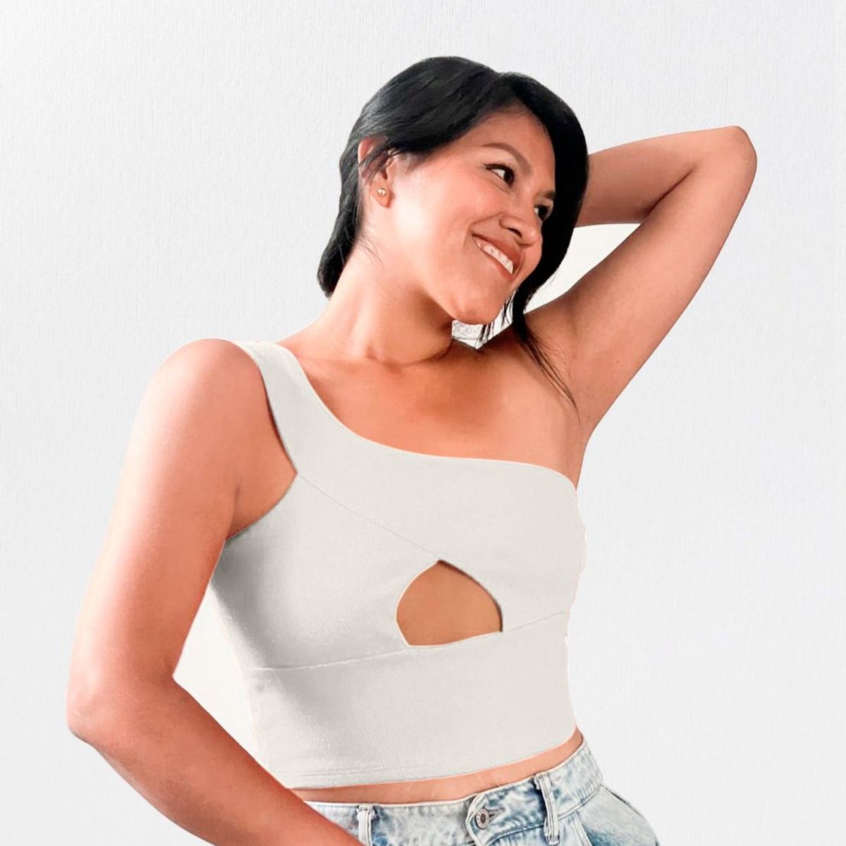 GENERICO - Polo asimetrico Mujer