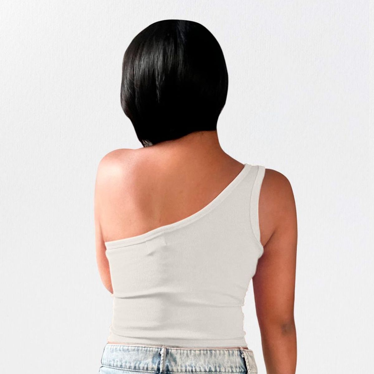 GENERICO - Polo asimetrico Mujer