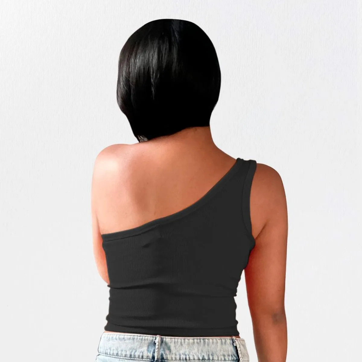 GENERICO - Polo asimetrico Mujer