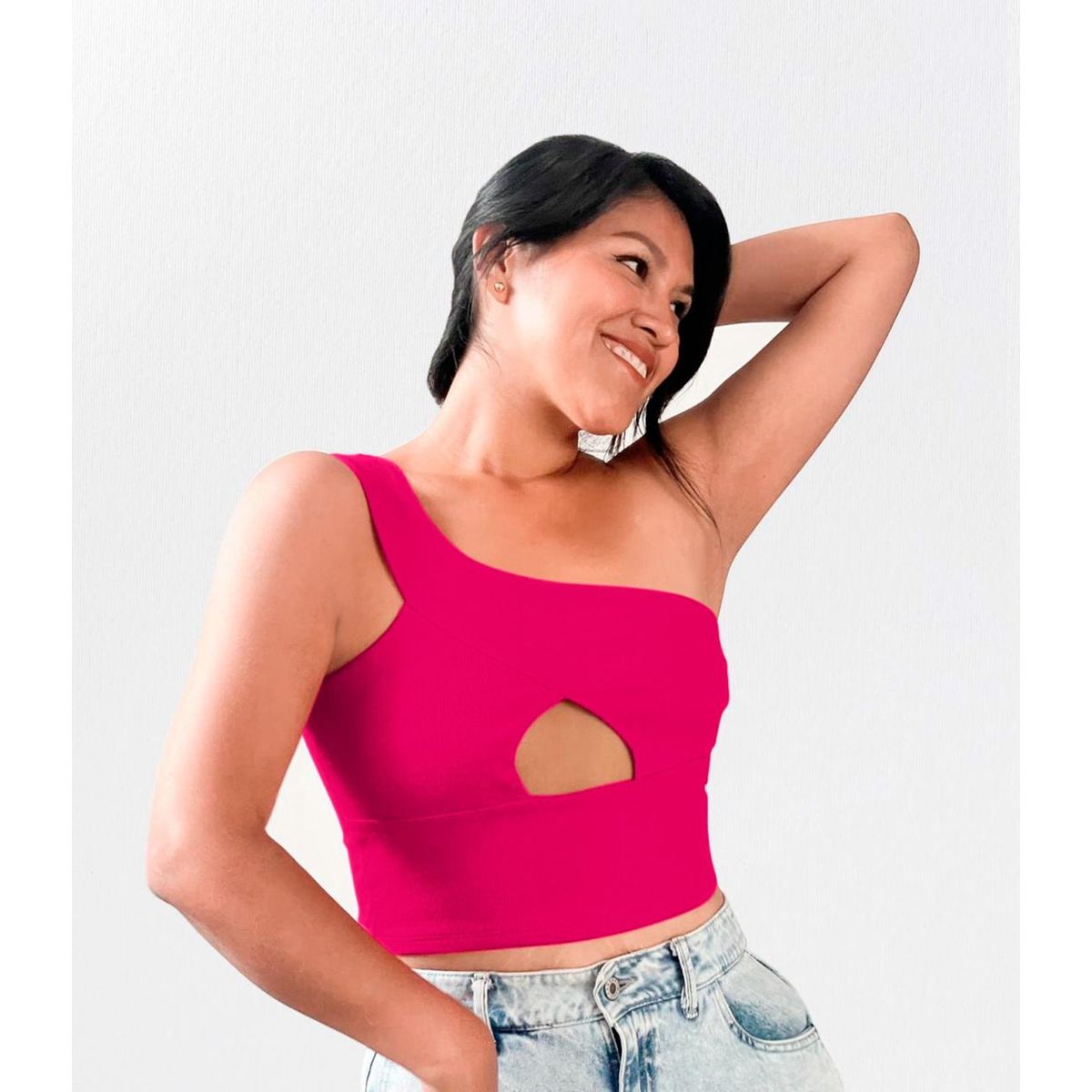 GENERICO - Polo asimetrico Mujer