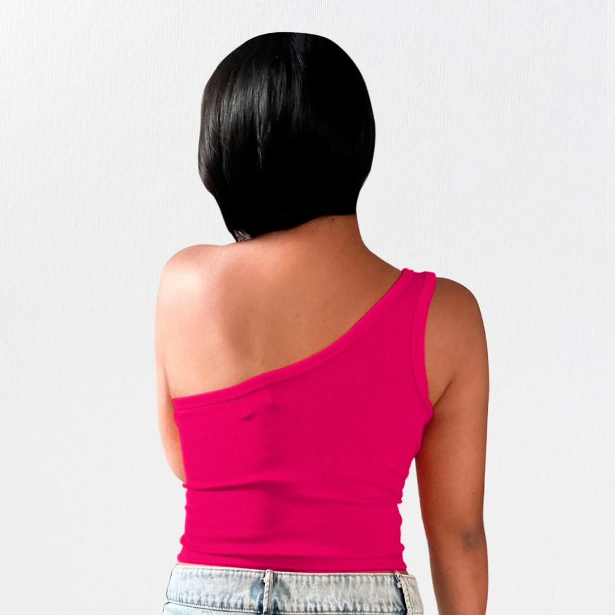 GENERICO - Polo asimetrico Mujer