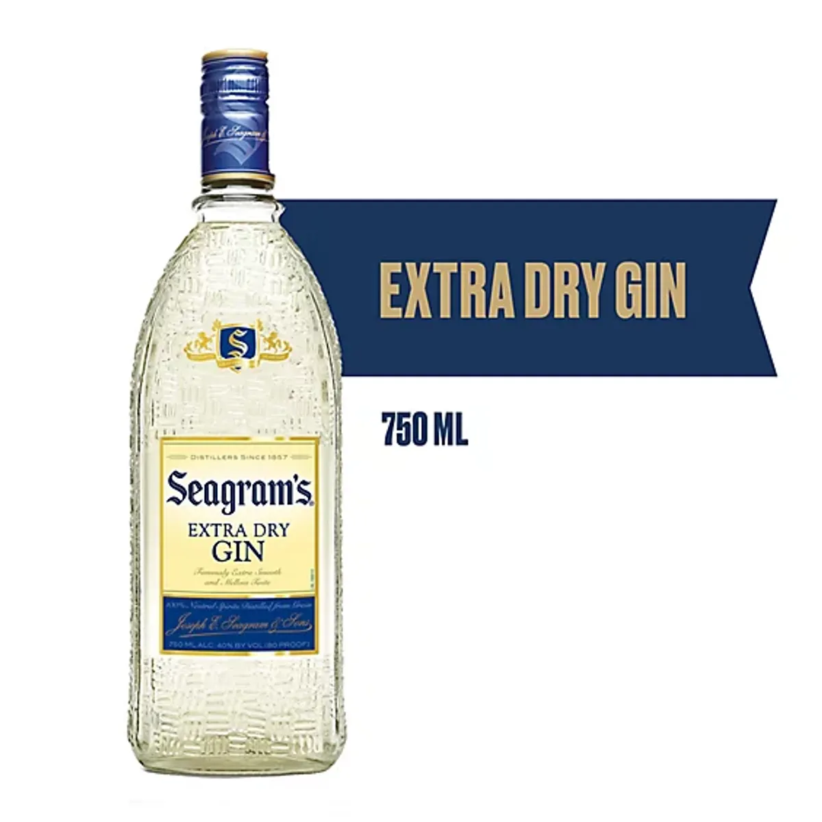 GENERICO - GIN SEAGRAMS EXTRA DRY 750ML
