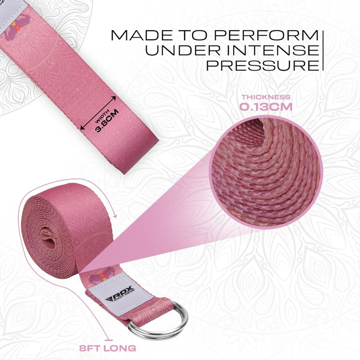 RDX - Correa de Yoga de Algodón Antideslizante F5