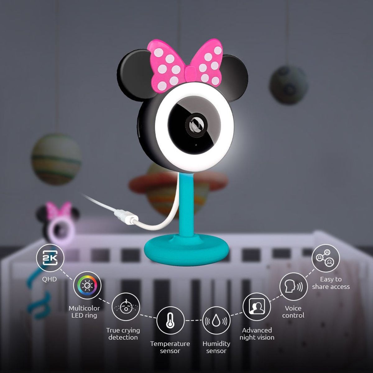 NEXXT SOLUTIONS - CAMARA INALAMBRICA  CON MELODIAS NEXTT  NHC-B100 MN