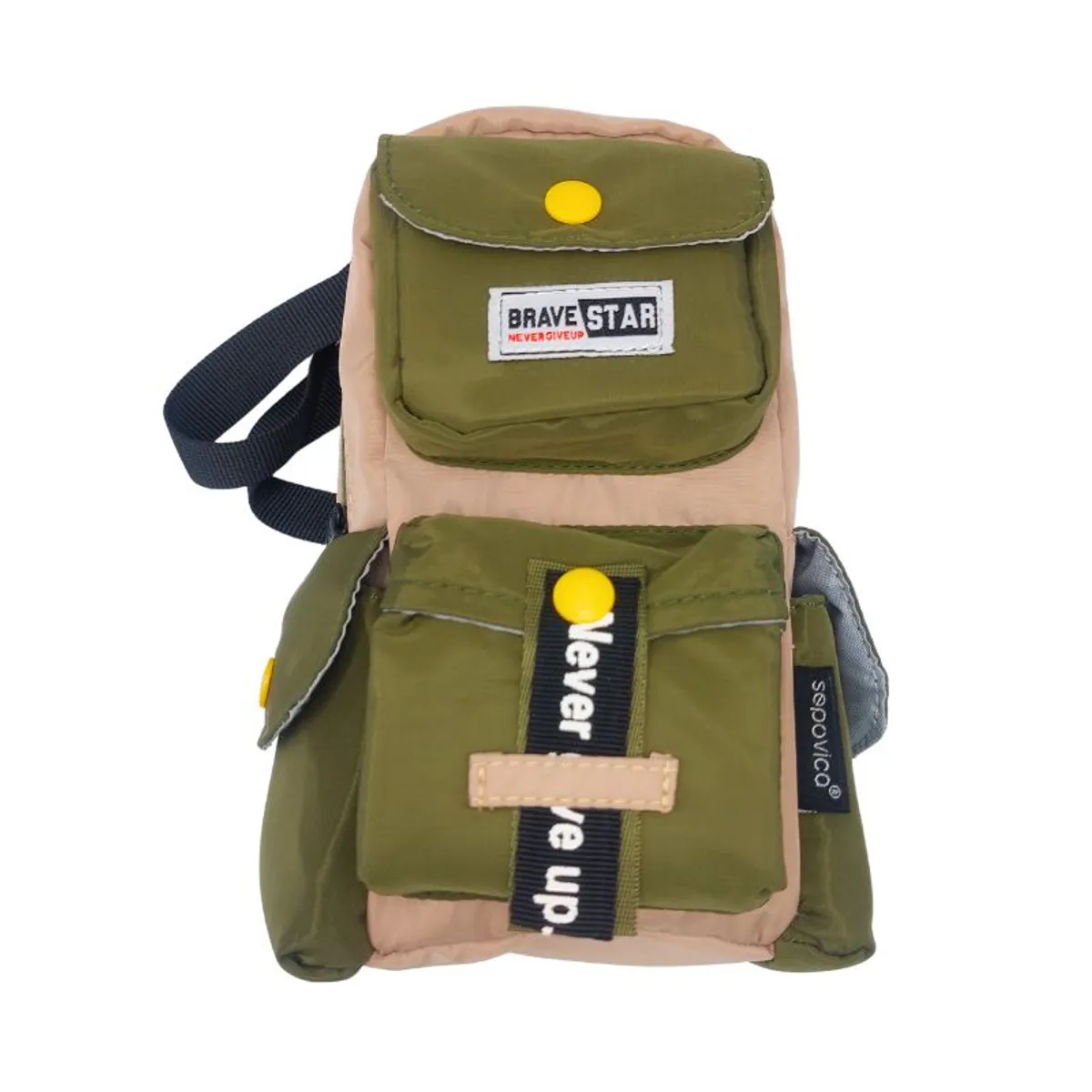 GENERICO - Cartuchera Morral Kawaii Beige