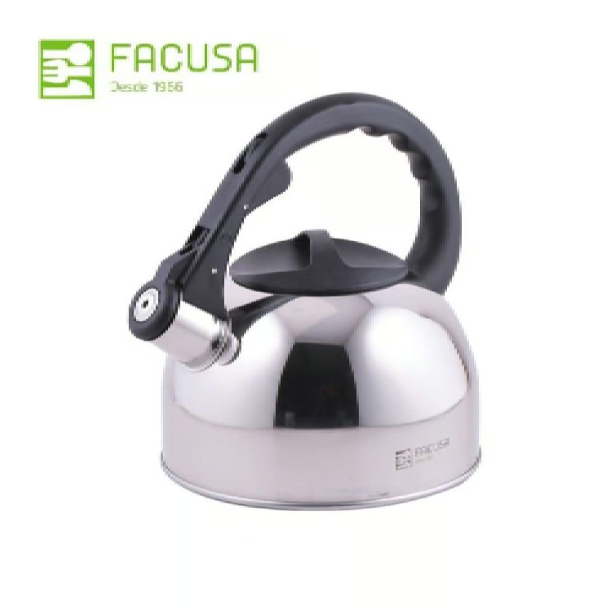 FACUSA - Tetera Acero Inoxidable Facusa de 2.5 litros con Silbador 989082501
