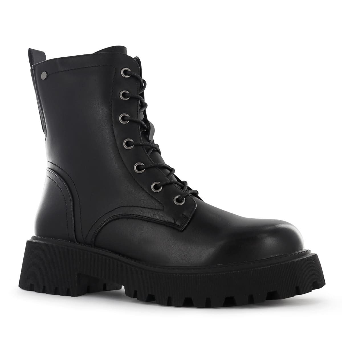 IMPULS - Botas Combat Mujer Impuls Frenchi15 Negro