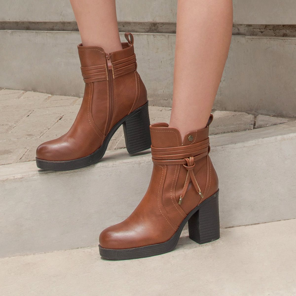 IMPULS - Botas Mujer Impuls Frenchi17 Cobre