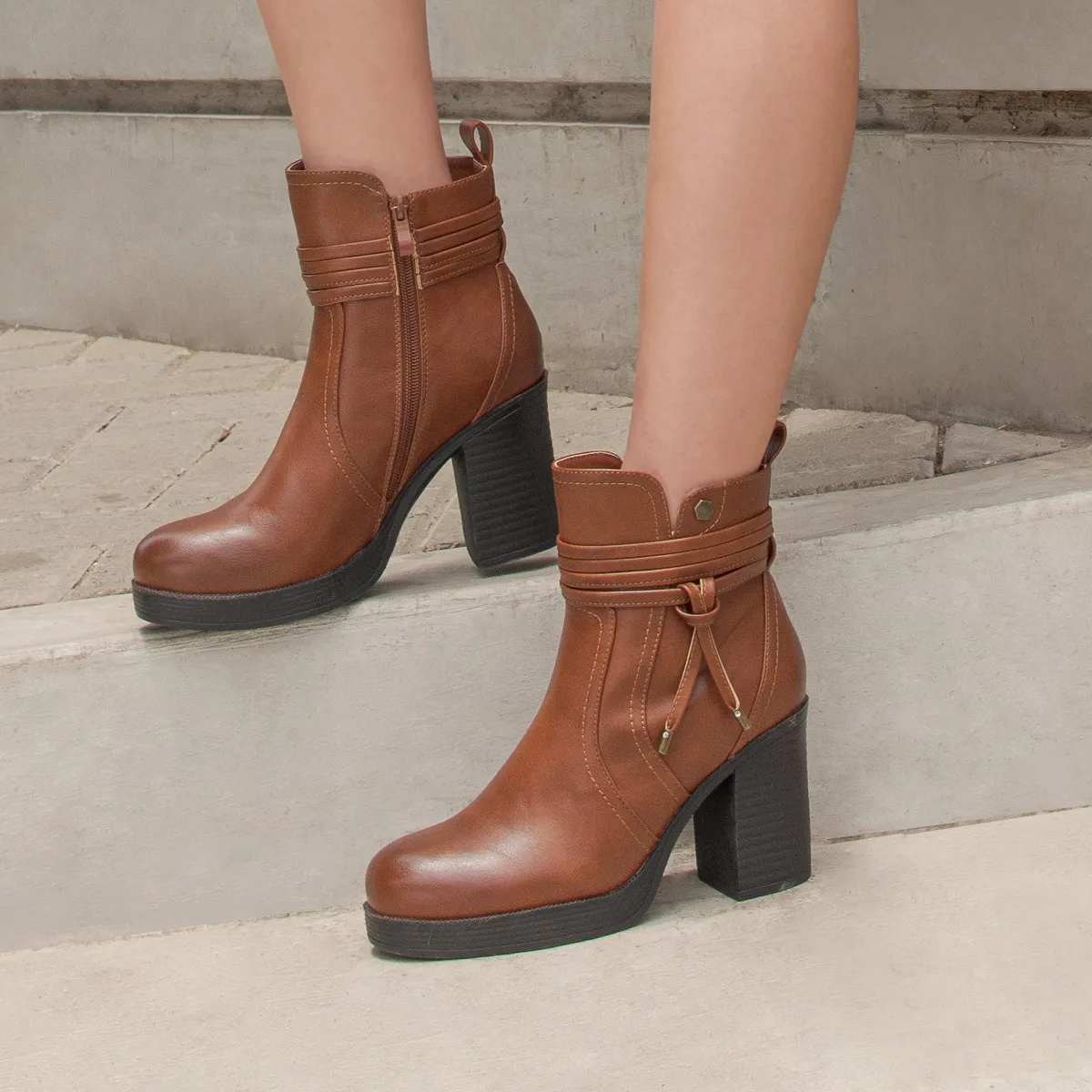 IMPULS - Botas Mujer Impuls Frenchi17 Cobre