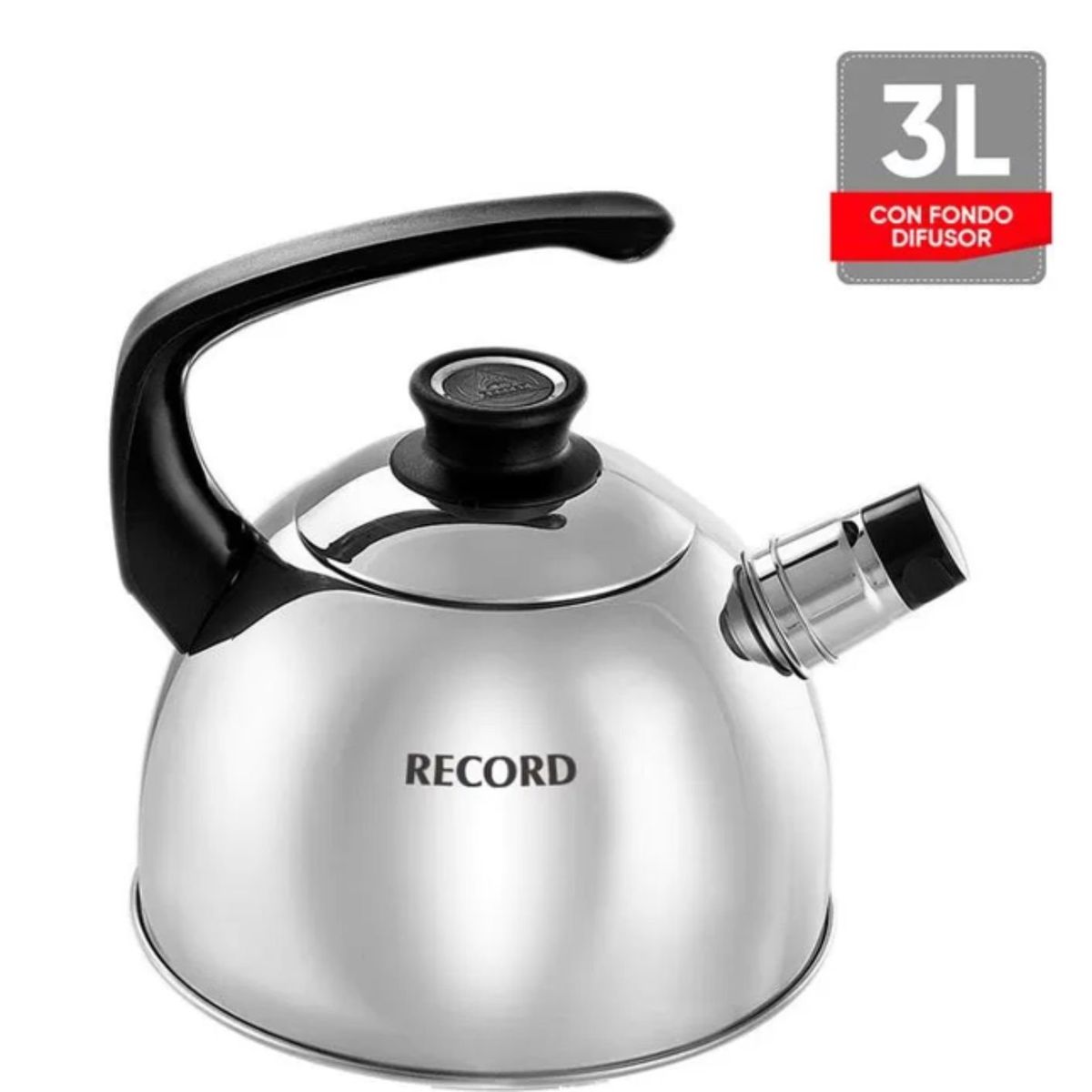 RECORD - Tetera Inox set cFD Per-Pito 3Lts