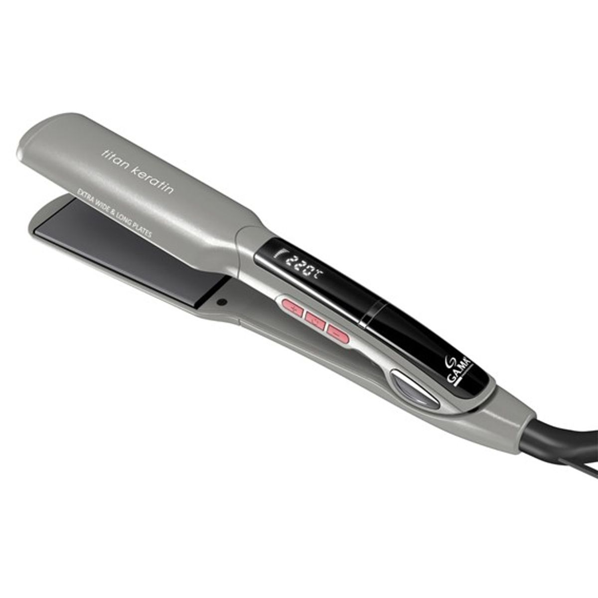 GAMA - Plancha X-Wide Digital Titan Keratin