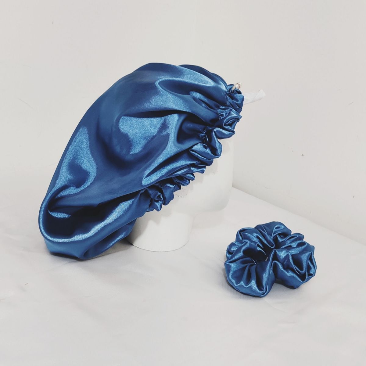 GENERICO - Gorro Antifrizz en Satín para Dormir - Color ACERO