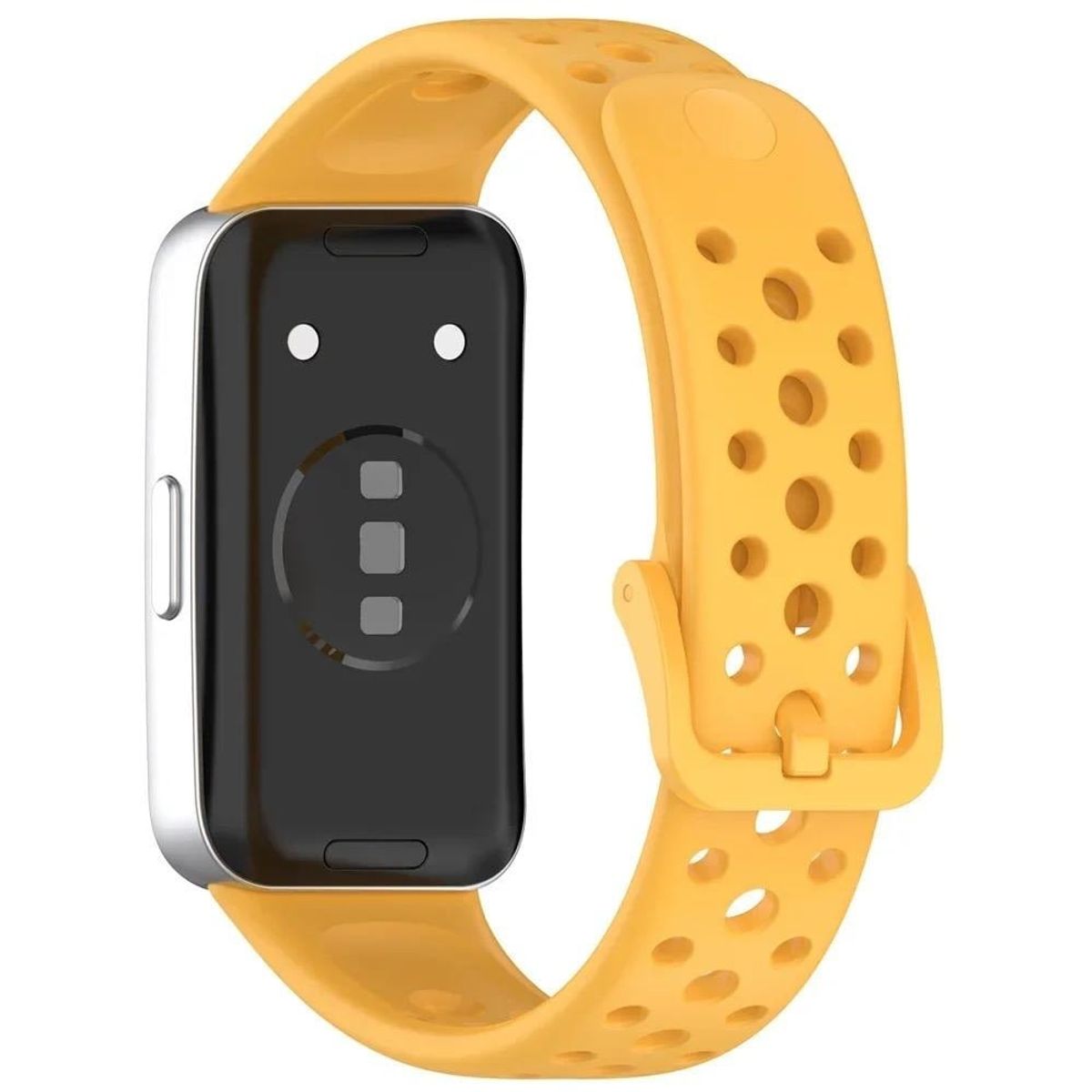 GENERICO - Correa para Huawei Band 10 Silicona Amarillo