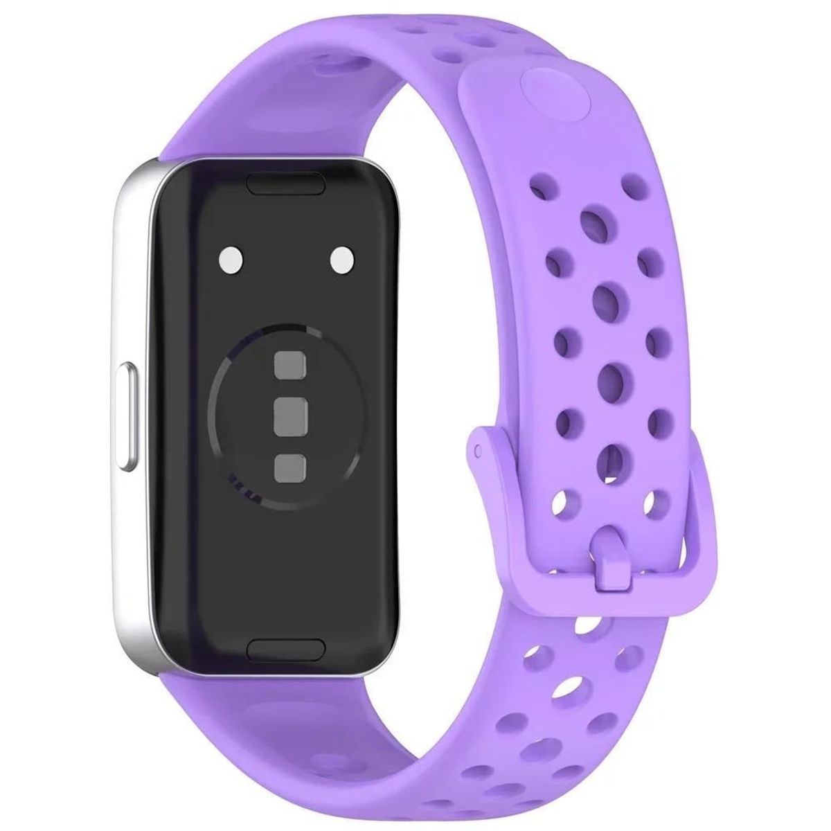 GENERICO - Correa para Huawei Band 10 Silicona Lila