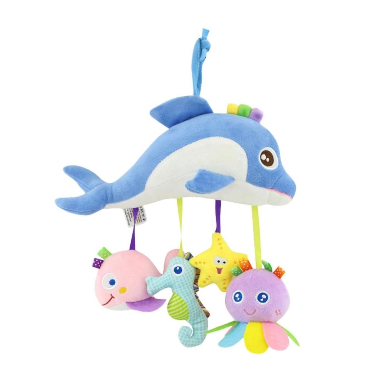 GENERICO - Colgante de Peluche de Delfín y Amigos del Mar