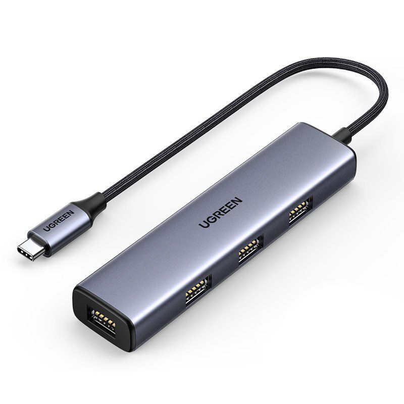 UGREEN - Adaptador UGREEN hub de USB-C 30 a USB-A de 4 puertos CM473