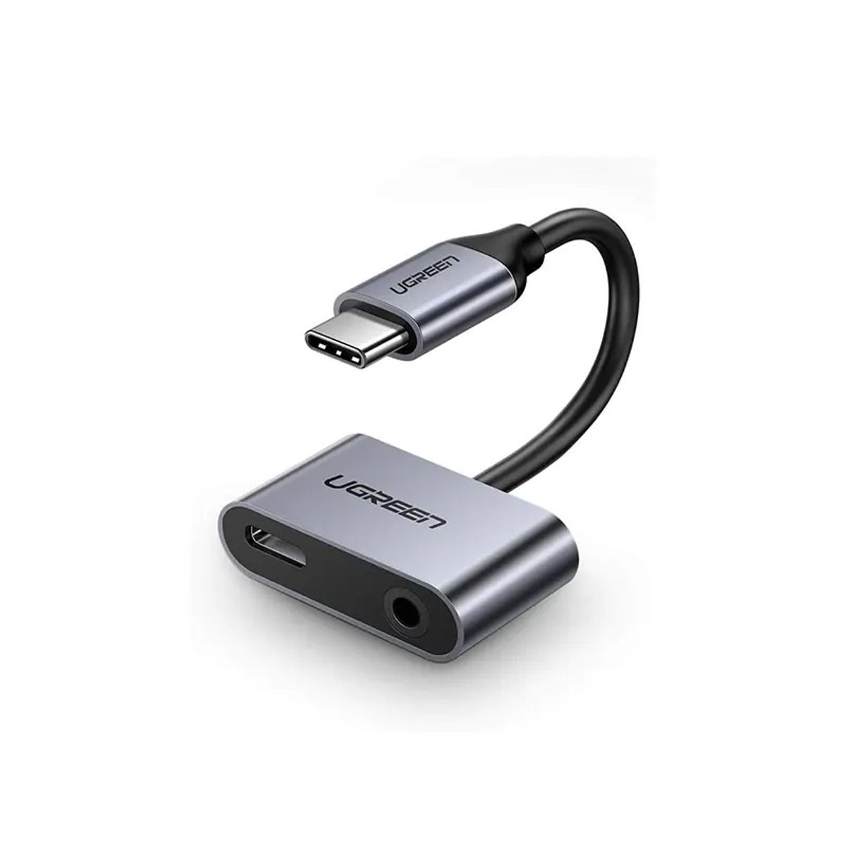UGREEN - Adaptador UGREEN USB-C macho a puerto de audio 35 y USB-C Carga CM193