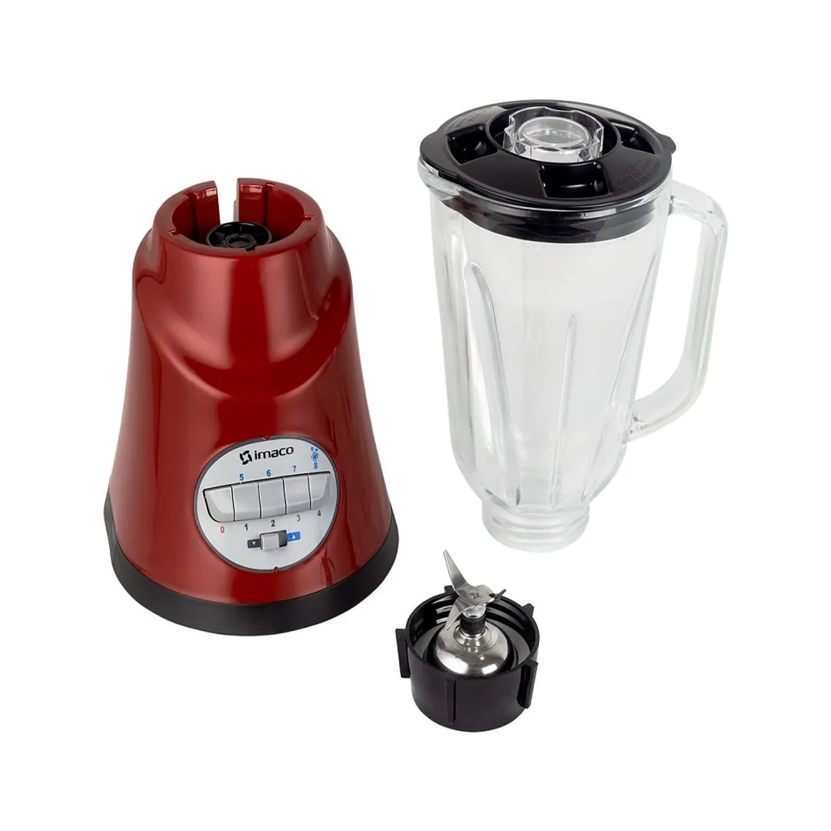 IMACO - Licuadora 1.25 L 500 W IMACO BL8155R Roja