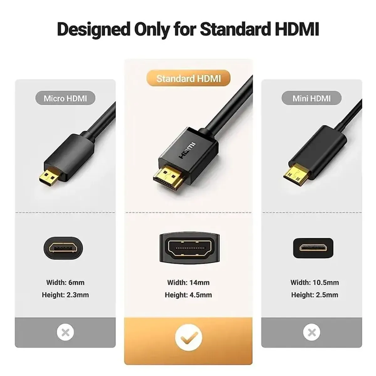 UGREEN - Cable UGREEN de extensión HDMI 4K 5 Metros HD107
