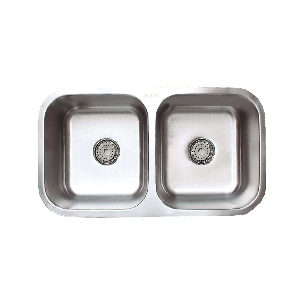 FRATELLI - Lavadero de Cocina Doble en Acero 86x46x19cm